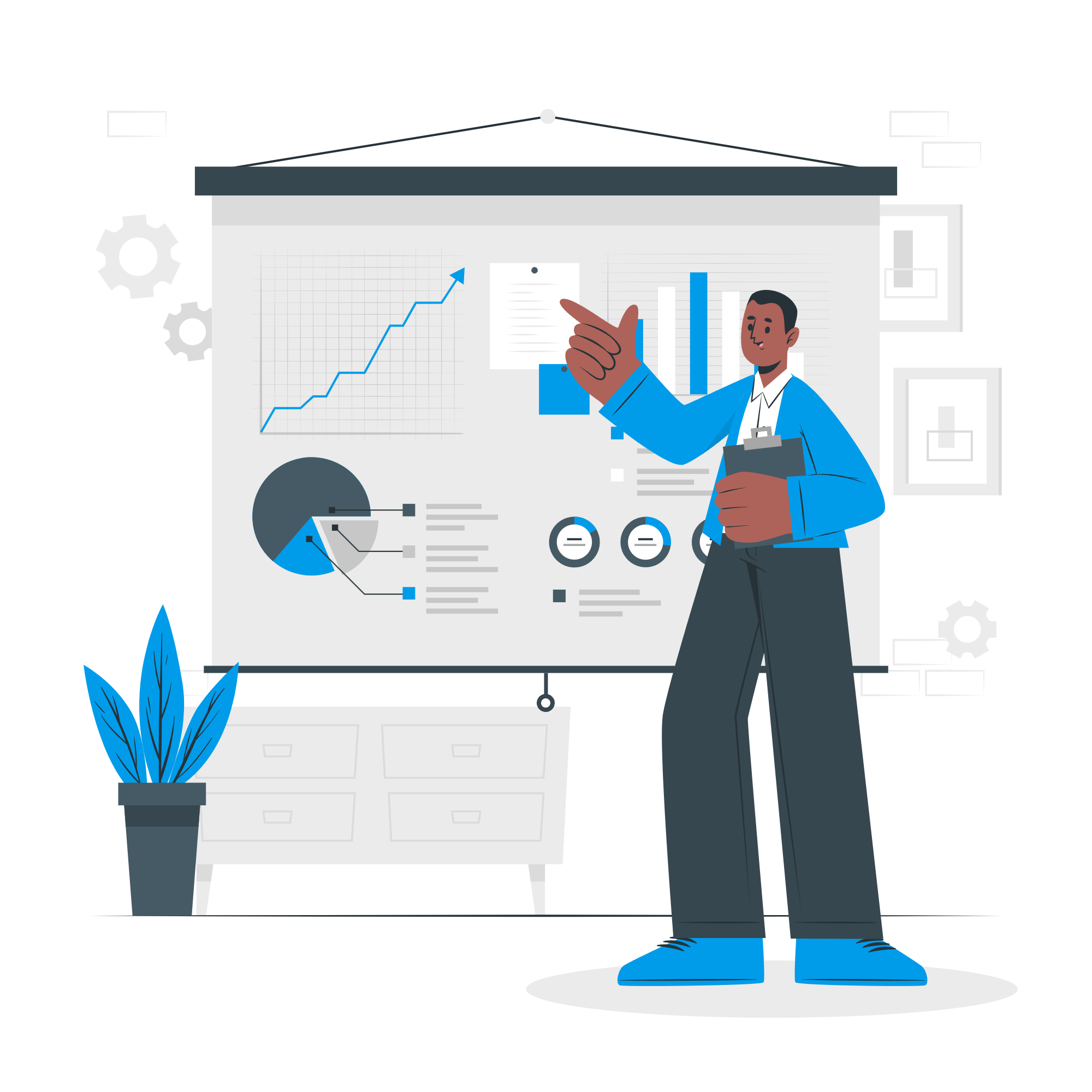 Illustration of budgeting tools and strategies